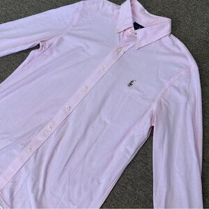 Ralph Lauren knit Oxford pink size L